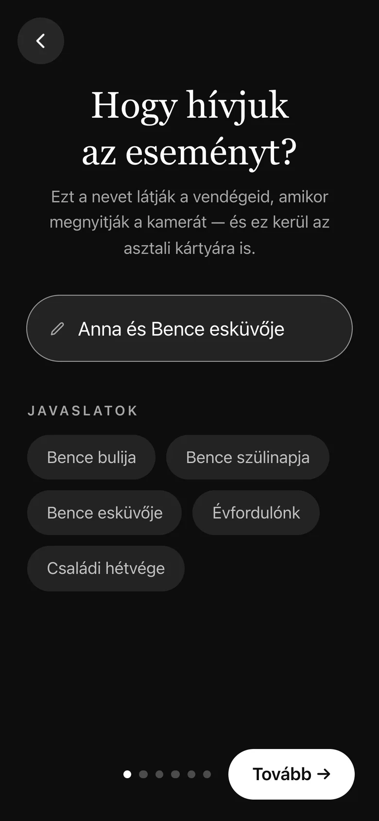 A Pillo varázslója: „Hogy hívjuk az eseményt?”